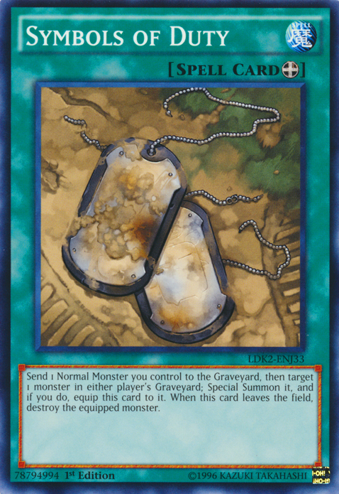 Symbols of Duty [LDK2-ENJ33] Common | Odin's Place