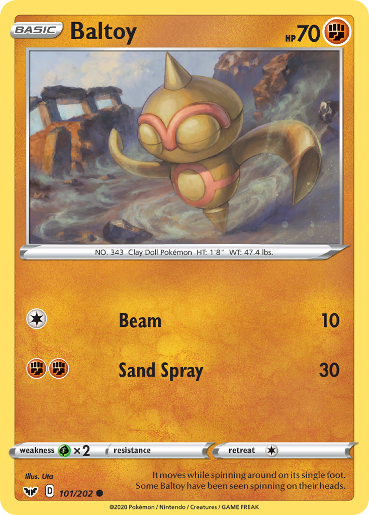 Baltoy (101/202) [Sword & Shield: Base Set] | Odin's Place