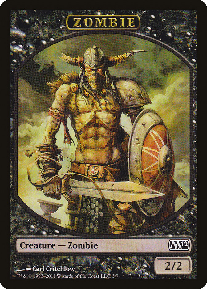Zombie Token (3) [Magic 2012 Tokens] | Odin's Place