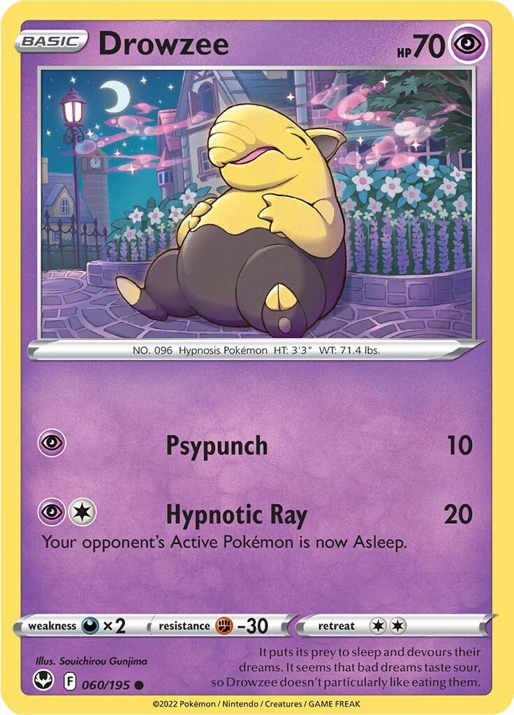 Drowzee (060/195) [Sword & Shield: Silver Tempest] | Odin's Place