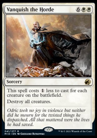 Vanquish the Horde (Promo Pack) [Innistrad: Midnight Hunt Promos] | Odin's Place