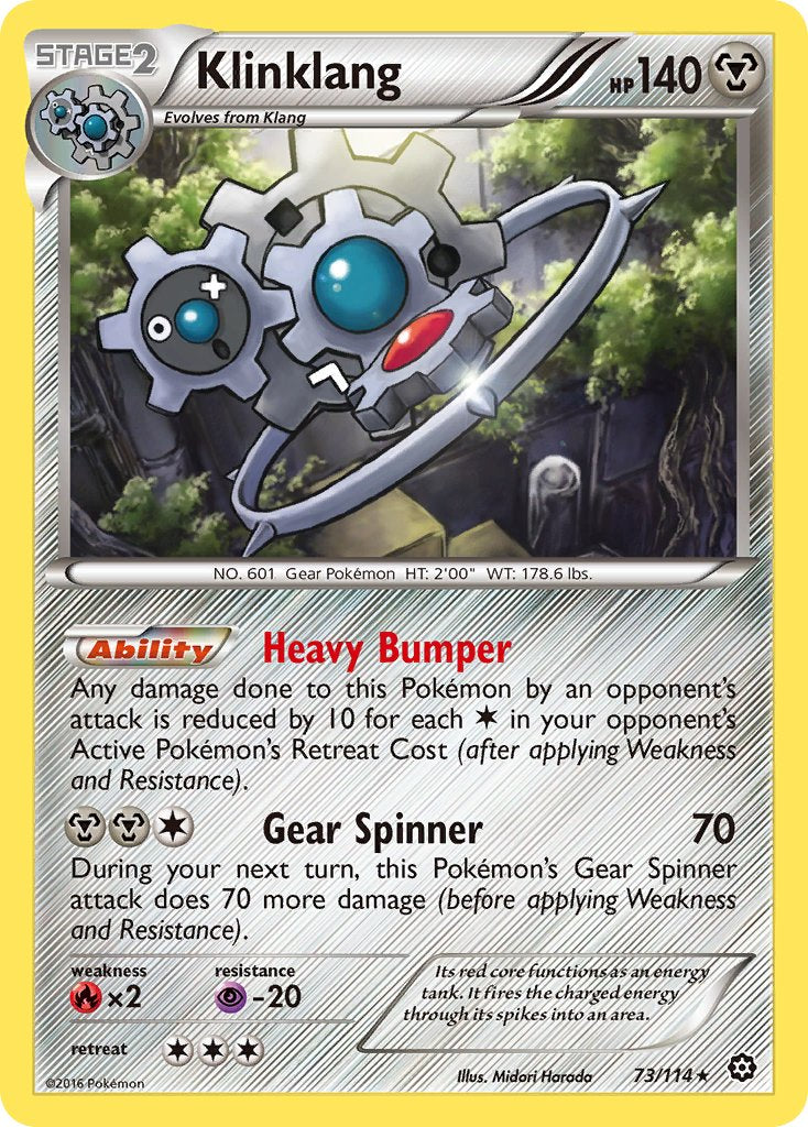 Klinklang (73/114) (Theme Deck Exclusive) [XY: Steam Siege] | Odin's Place