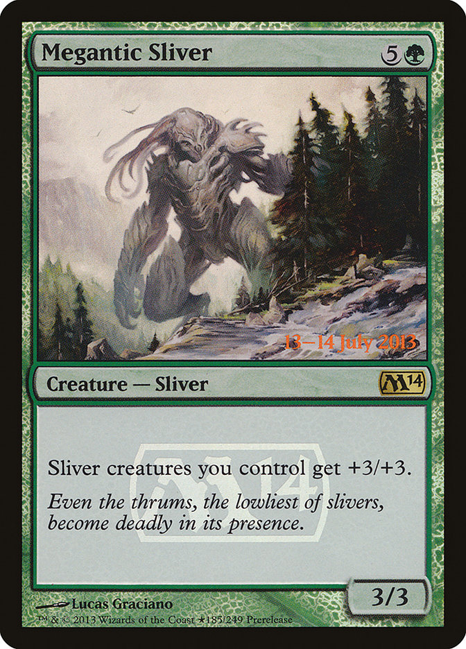 Megantic Sliver (185) [Magic 2014 Prerelease Promos] | Odin's Place