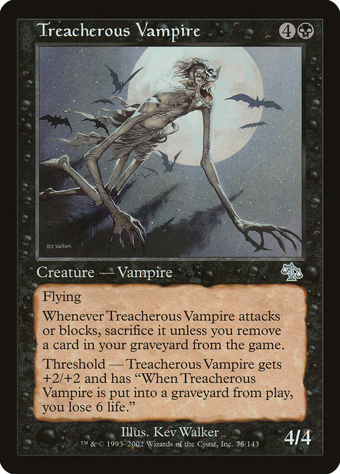 Treacherous Vampire (75) [Judgment] | Odin's Place