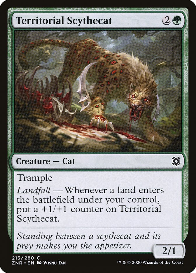 Territorial Scythecat [Zendikar Rising] | Odin's Place