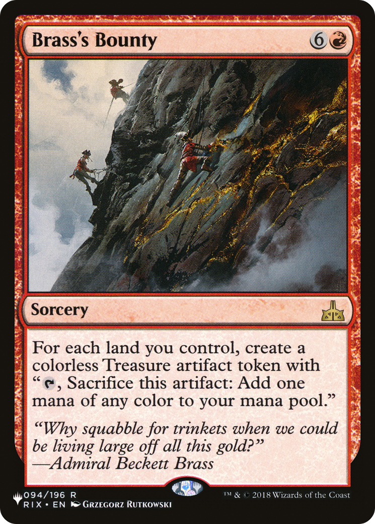 Brass's Bounty [The List] | Odin's Place