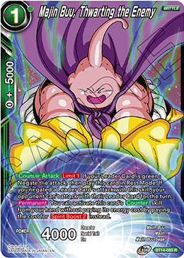 Majin Buu, Thwarting the Enemy (BT14-083) [Cross Spirits] | Odin's Place