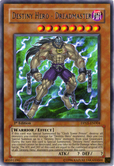Destiny Hero - Dreadmaster [DP05-EN004] Rare | Odin's Place