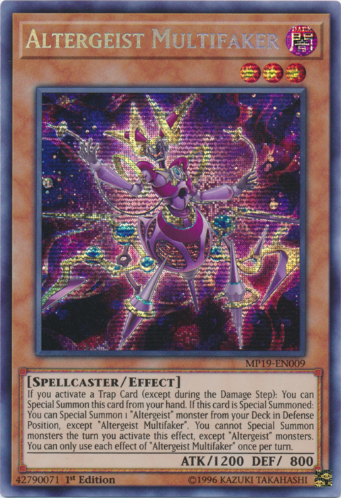 Altergeist Multifaker [MP19-EN009] Prismatic Secret Rare | Odin's Place