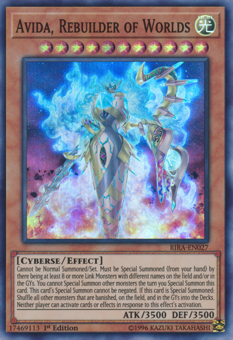 Avida, Rebuilder of Worlds [RIRA-EN027] Super Rare | Odin's Place