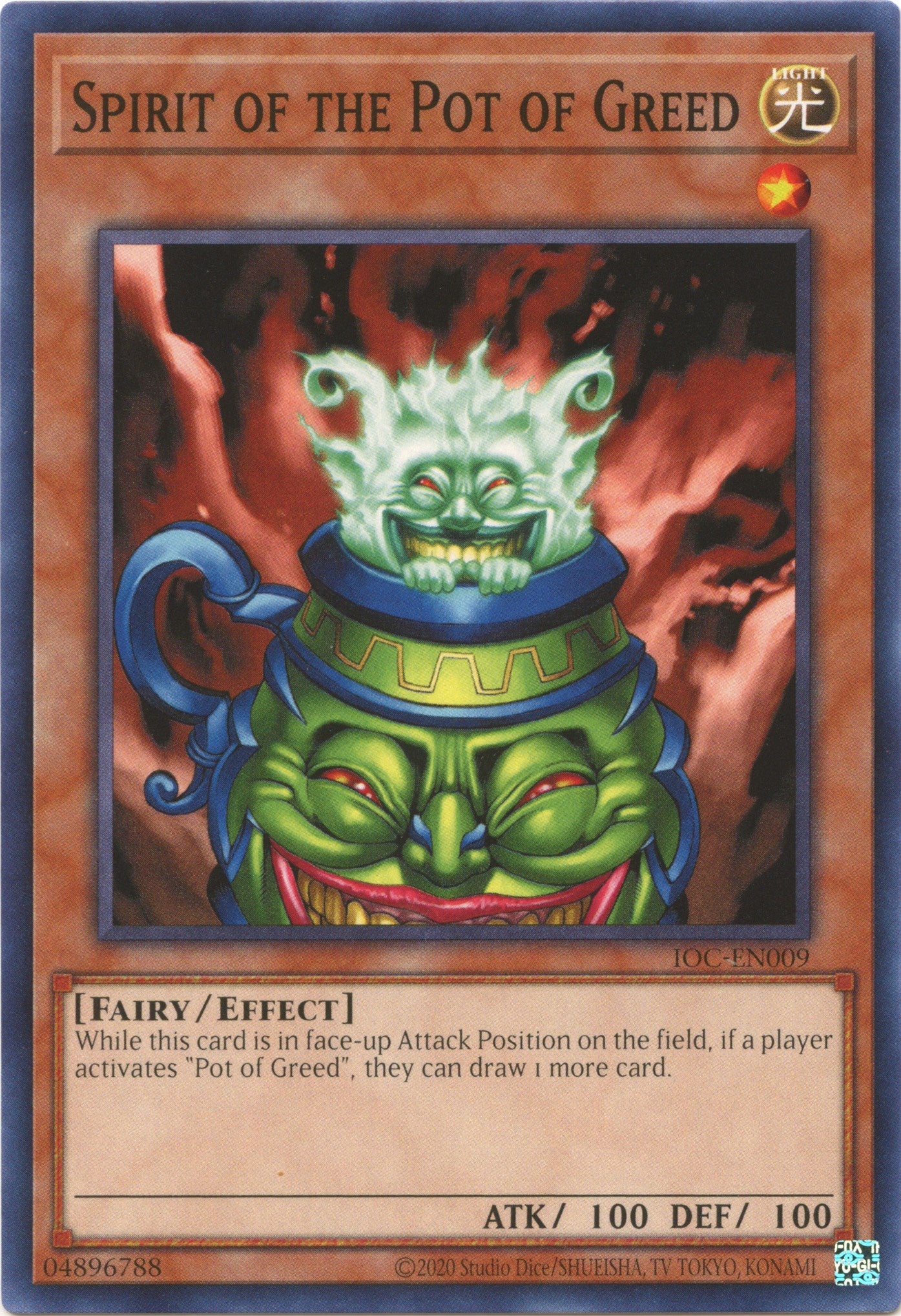 Spirit of the Pot of Greed (25th Anniversary) [IOC-EN009] Common | Odin's Place