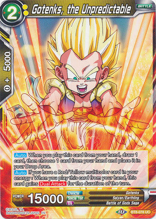 Gotenks, the Unpredictable (BT8-078) [Malicious Machinations] | Odin's Place
