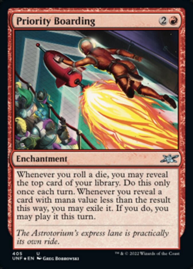 Priority Boarding (Galaxy Foil) [Unfinity] | Odin's Place