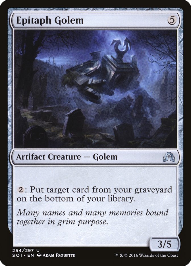 Epitaph Golem (254) [Shadows over Innistrad] | Odin's Place