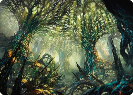 The Hunter Maze Art Card [Phyrexia: All Will Be One Art Series] | Odin's Place
