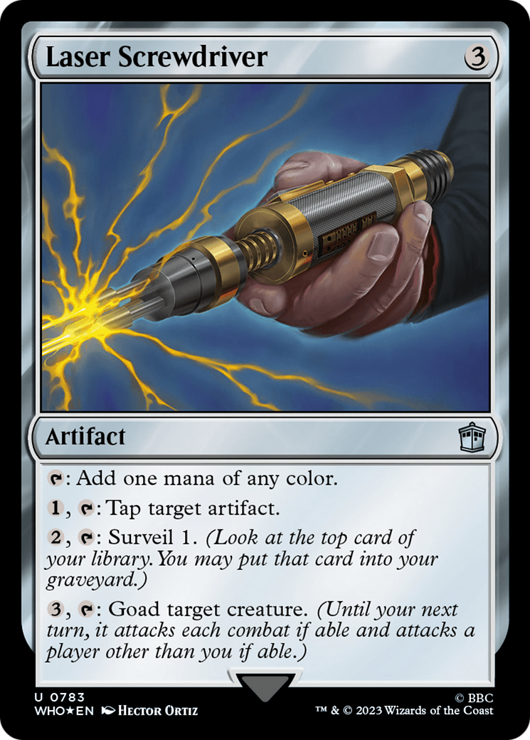 Laser Screwdriver (Surge Foil) [Doctor Who] | Odin's Place
