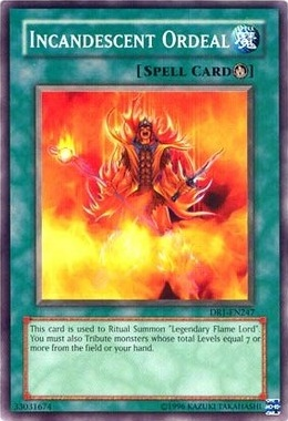 Incandescent Ordeal [DR1-EN247] Common | Odin's Place