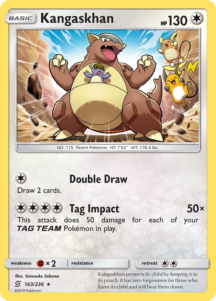 Kangaskhan (163/236) [Sun & Moon: Unified Minds] | Odin's Place