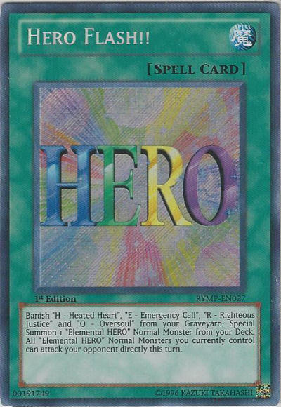 Hero Flash!! [RYMP-EN027] Secret Rare | Odin's Place