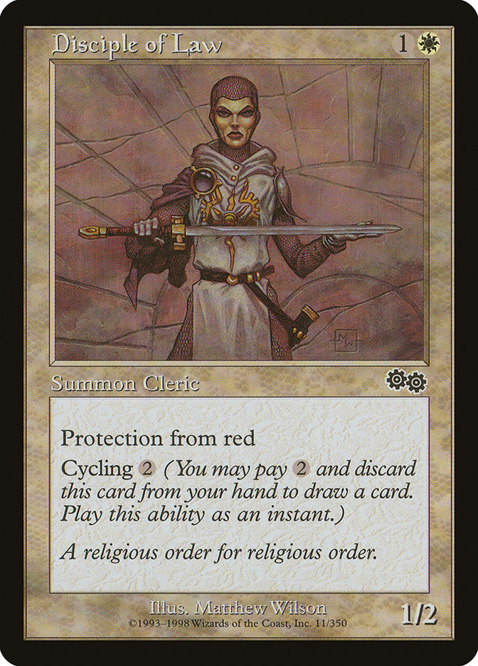 Disciple of Law (11) [Urza's Saga] | Odin's Place