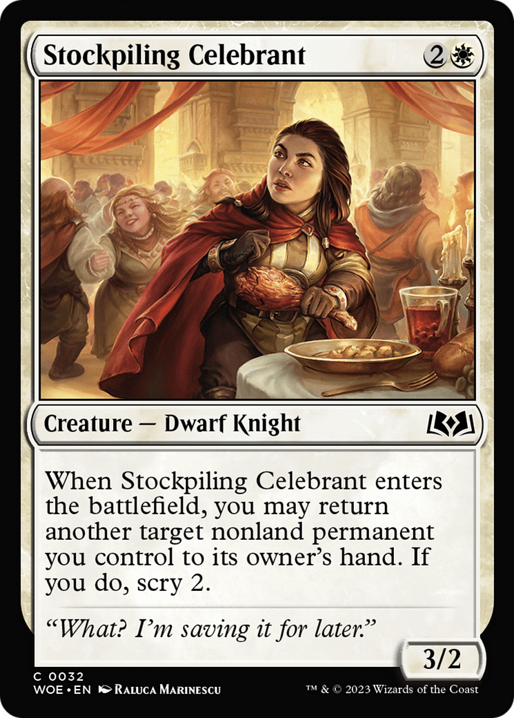 Stockpiling Celebrant [Wilds of Eldraine] | Odin's Place