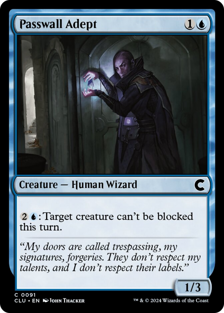 Passwall Adept [Ravnica: Clue Edition] | Odin's Place