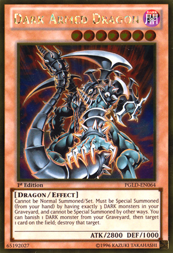 Dark Armed Dragon [PGLD-EN064] Gold Rare | Odin's Place