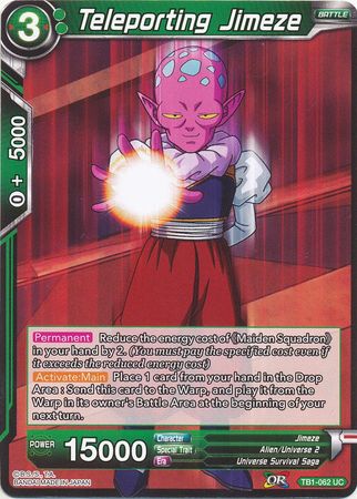 Teleporting Jimeze (TB1-062) [The Tournament of Power] | Odin's Place