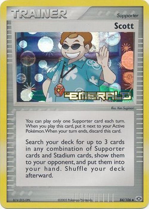 Scott (84/106) (Stamped) [EX: Emerald] | Odin's Place