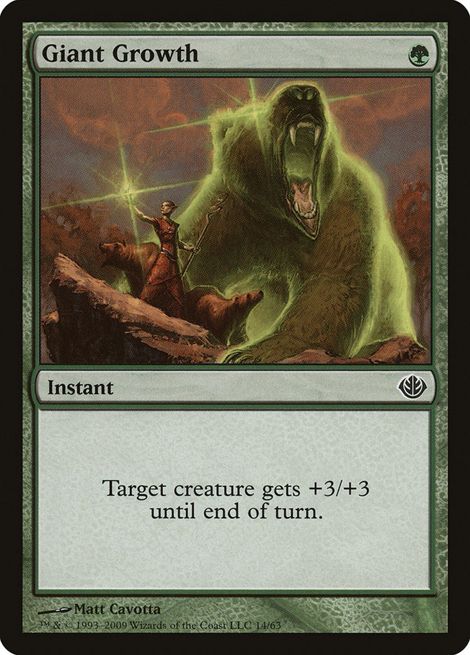 Giant Growth (14) [Duel Decks: Garruk vs. Liliana] | Odin's Place