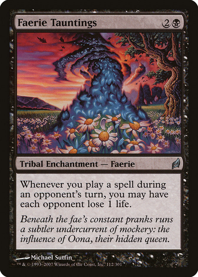 Faerie Tauntings (112) [Lorwyn] | Odin's Place
