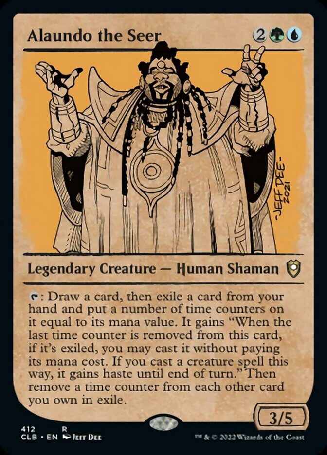 Alaundo the Seer (Showcase) [Commander Legends: Battle for Baldur's Gate] | Odin's Place