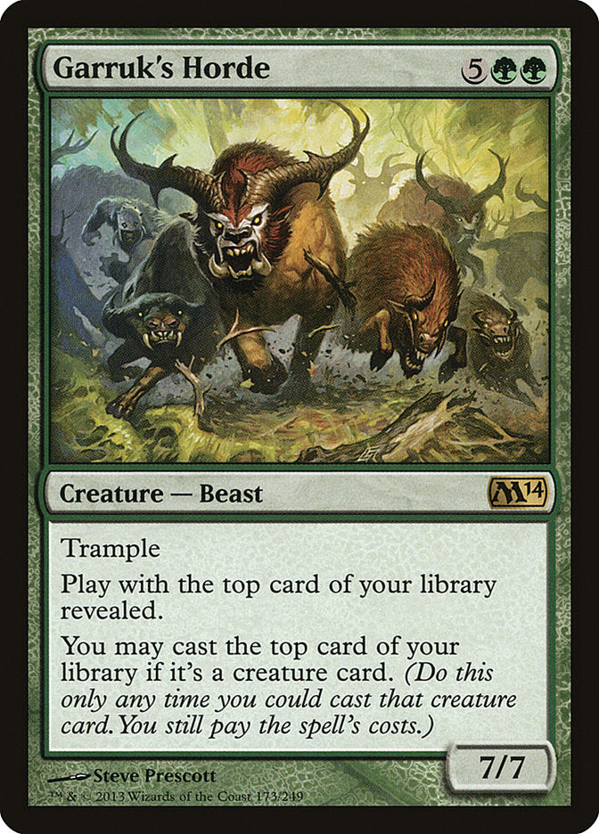 Garruk's Horde (173) [Magic 2014] | Odin's Place