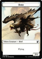 Bird (001) // Sculpture Double-Sided Token [Commander 2019 Tokens] | Odin's Place