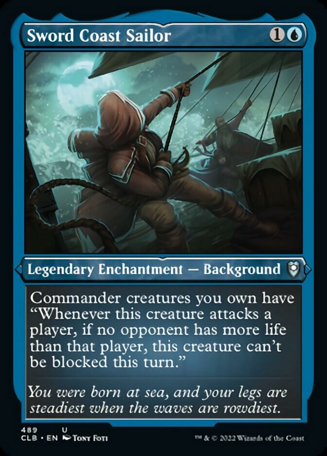 Sword Coast Sailor (Foil Etched) [Commander Legends: Battle for Baldur's Gate] | Odin's Place