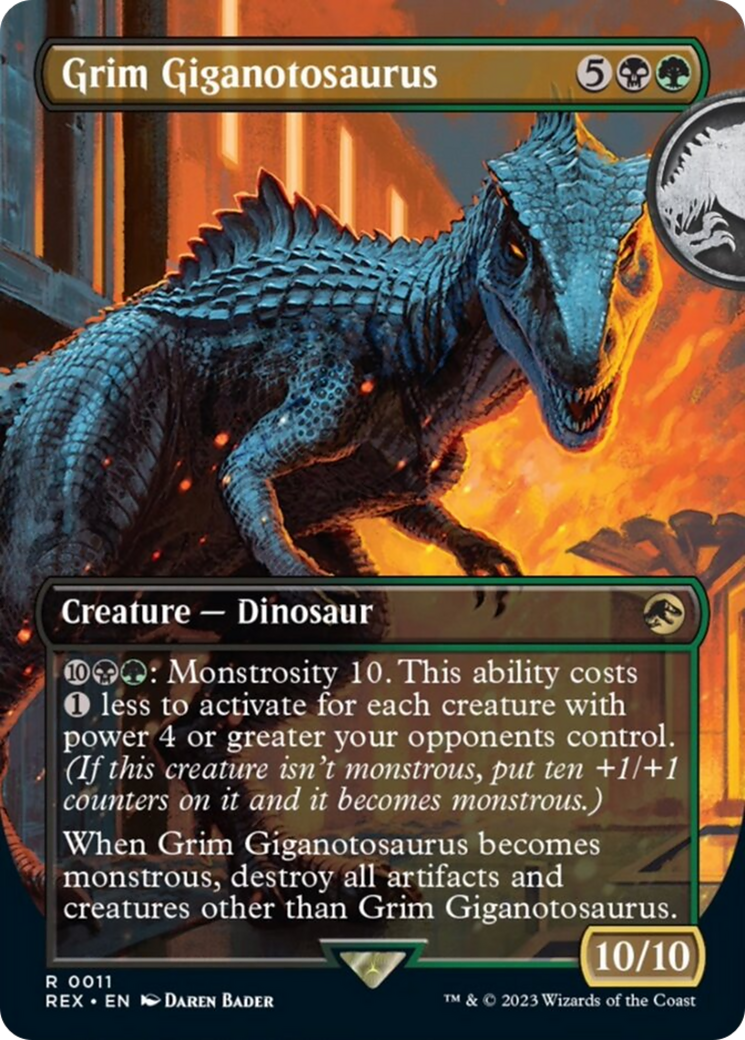 Grim Giganotosaurus (Borderless) [Jurassic World Collection] | Odin's Place