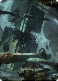 Swamp 3 Art Card [Zendikar Rising Art Series] | Odin's Place