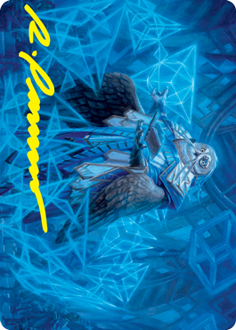 Imbraham, Dean of Theory Art Card (Gold-Stamped Signature) [Strixhaven: School of Mages Art Series] | Odin's Place