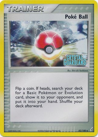 Poke Ball (82/100) (Stamped) [EX: Crystal Guardians] | Odin's Place