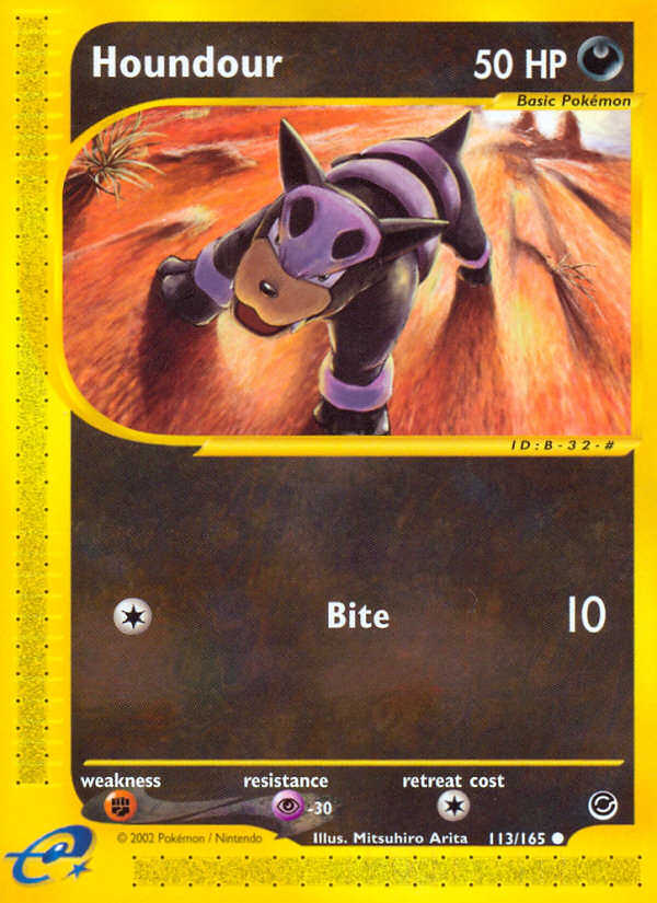 Houndour (113/165) [Expedition: Base Set] | Odin's Place