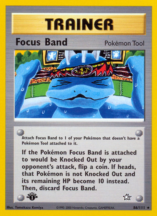 Focus Band (86/111) [Neo Genesis 1st Edition] | Odin's Place