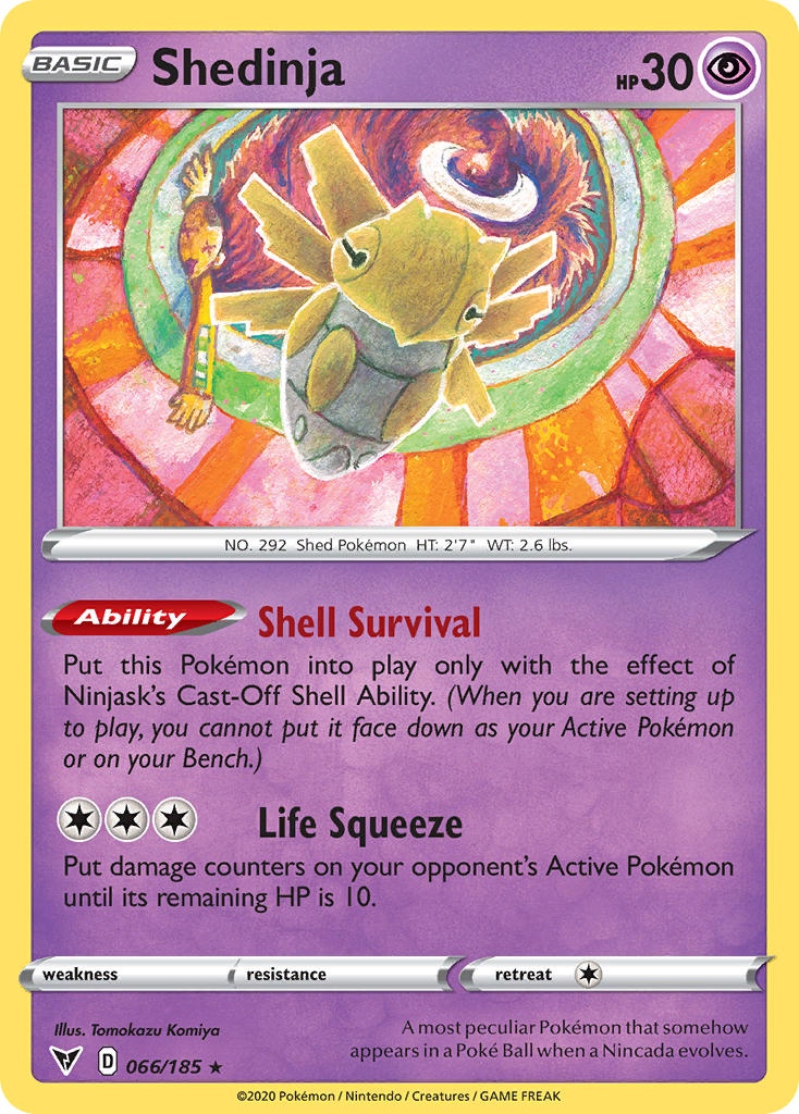 Shedinja (066/185) [Sword & Shield: Vivid Voltage] | Odin's Place