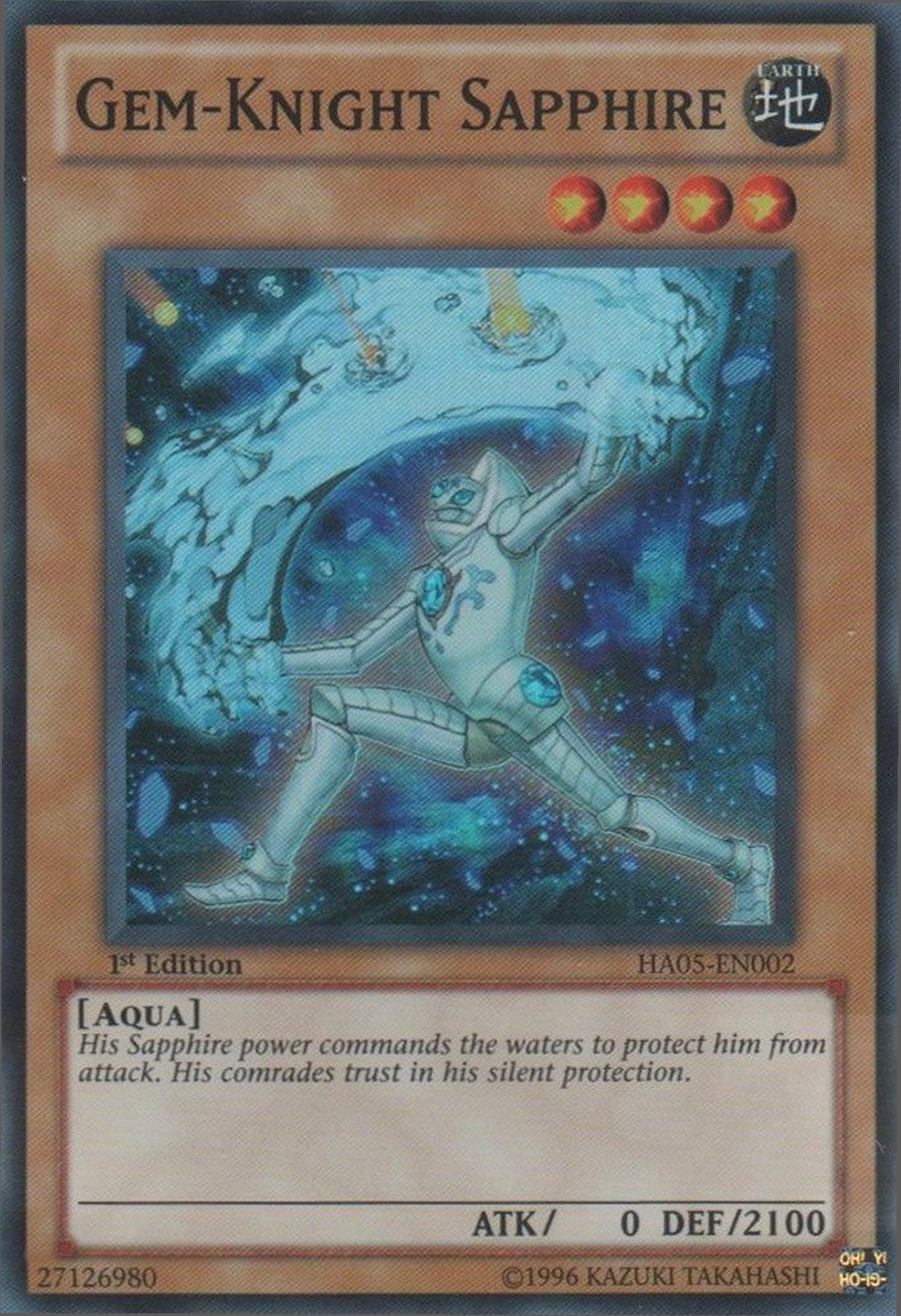 Gem-Knight Sapphire [HA05-EN002] Super Rare | Odin's Place