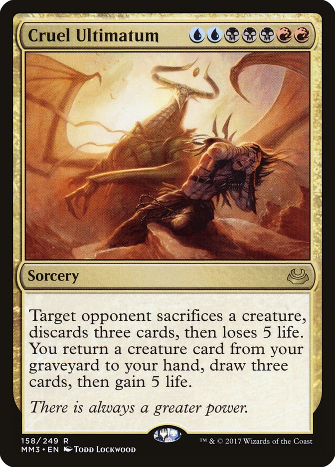 Cruel Ultimatum (158) [Modern Masters 2017] | Odin's Place