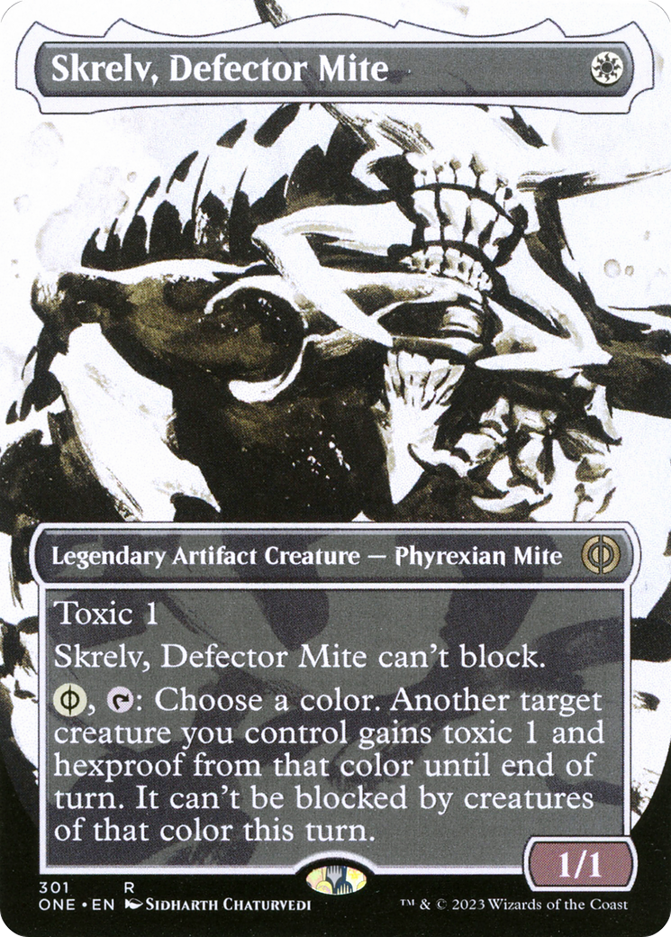 Skrelv, Defector Mite (Borderless Ichor) [Phyrexia: All Will Be One] | Odin's Place