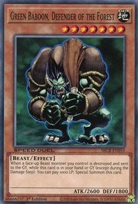 Green Baboon, Defender of the Forest [SBCB-EN053] Common | Odin's Place