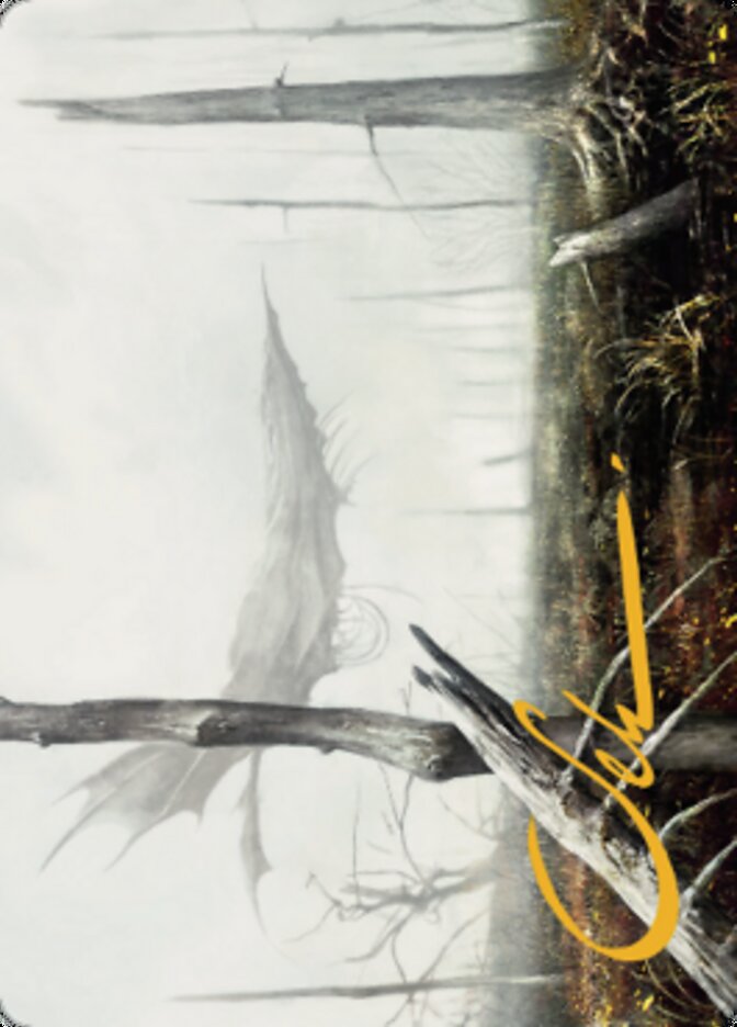 Swamp Art Card (Gold-Stamped Signature) [Dominaria United Art Series] | Odin's Place