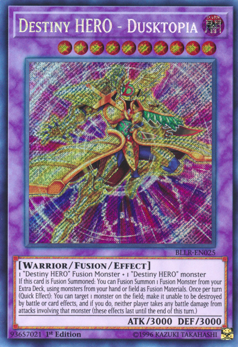 Destiny Hero - Dusktopia [BLLR-EN025] Secret Rare | Odin's Place