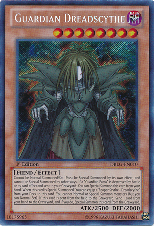 Guardian Dreadscythe [DRLG-EN010] Secret Rare | Odin's Place