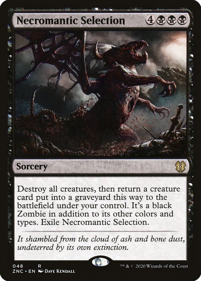 Necromantic Selection [Zendikar Rising Commander] | Odin's Place